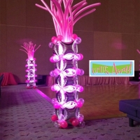 Neon Lighted Balloon Column | Up, Up &Away!