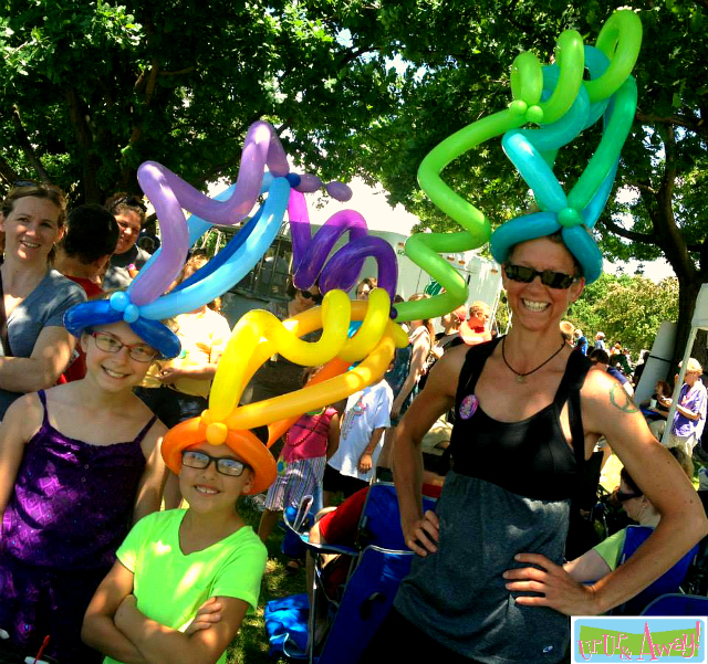 Whimsical Balloon Hats | Up, Up 