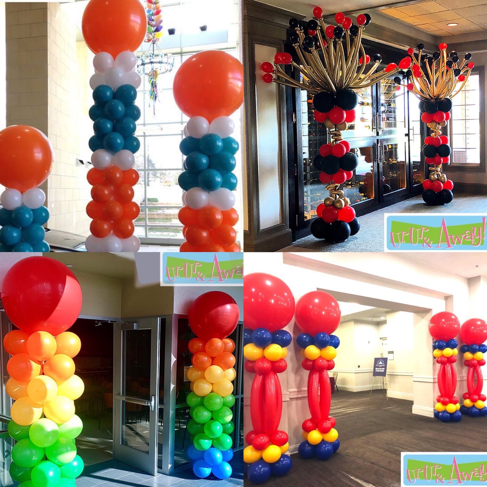 Up, Up & Away! Balloon Columns