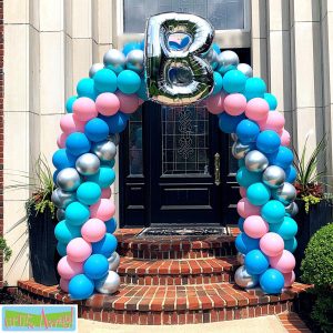Monogram Arch | Up, Up & Away! Balloons