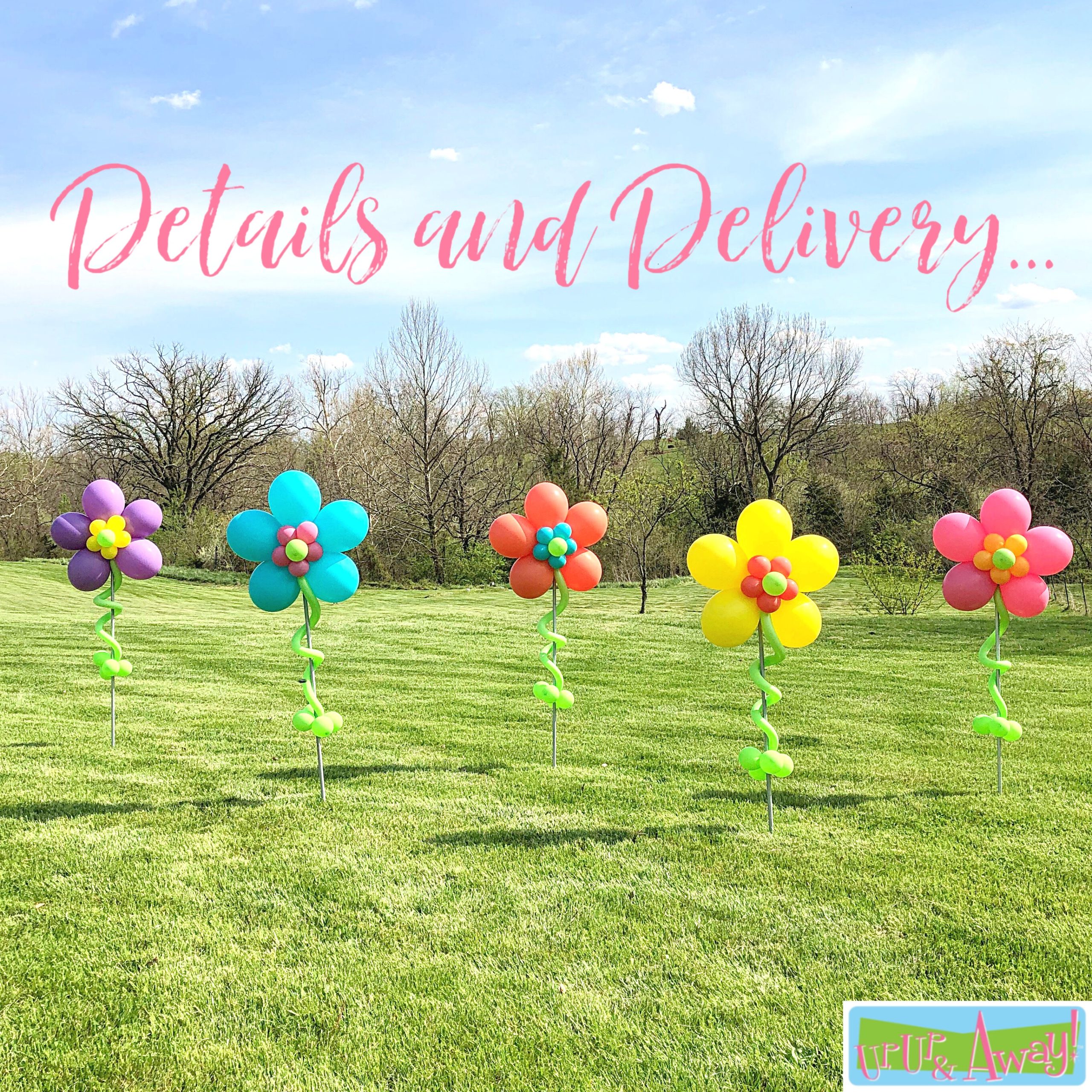 Details and Delivery | Up, Up & Away! Balloons