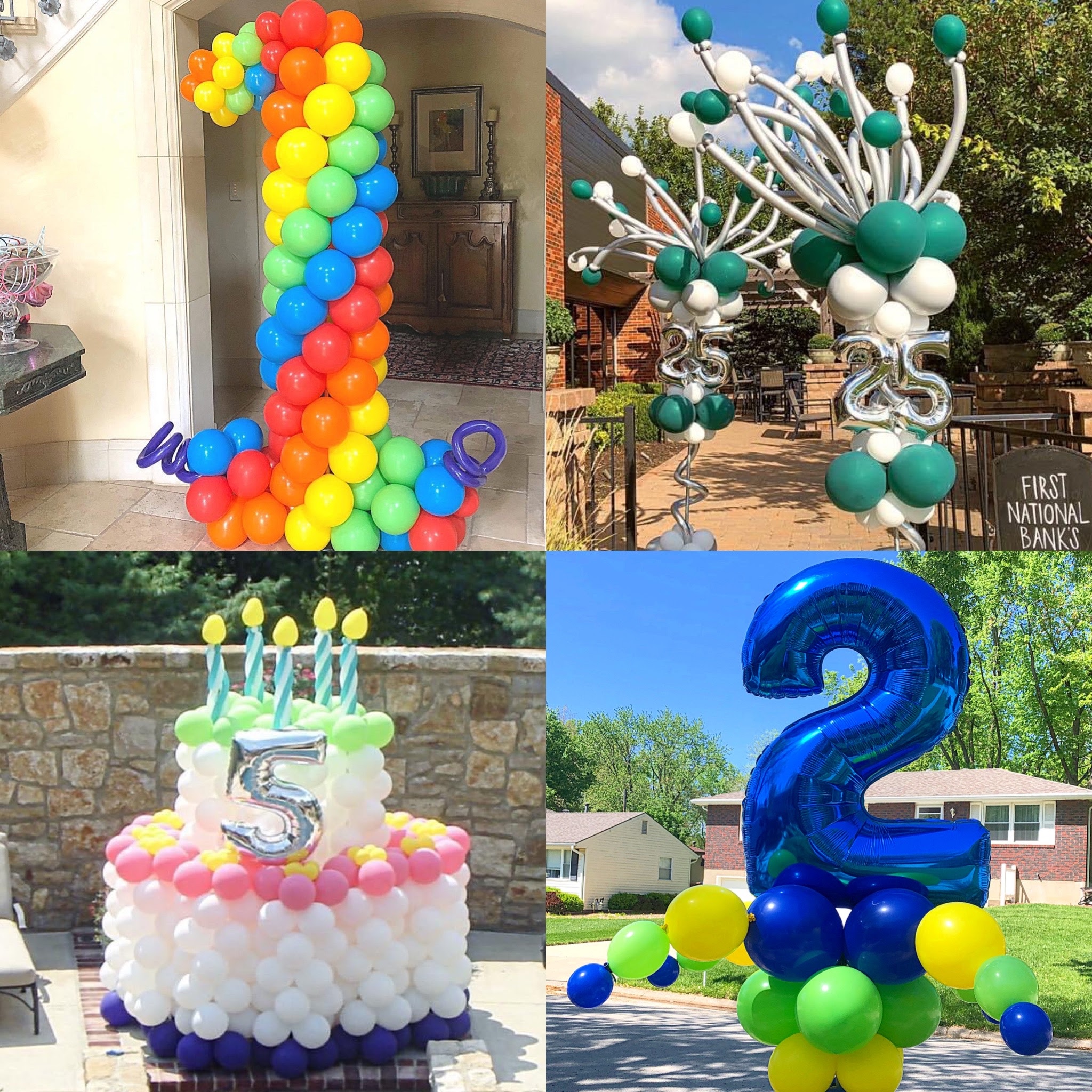 Birthday Yard Art Kansas City Balloons | Up, Up & Away! Balloons
