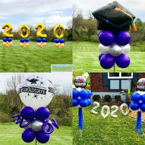 Graduation Yard Art Balloons | Up, Up & Away! Balloons