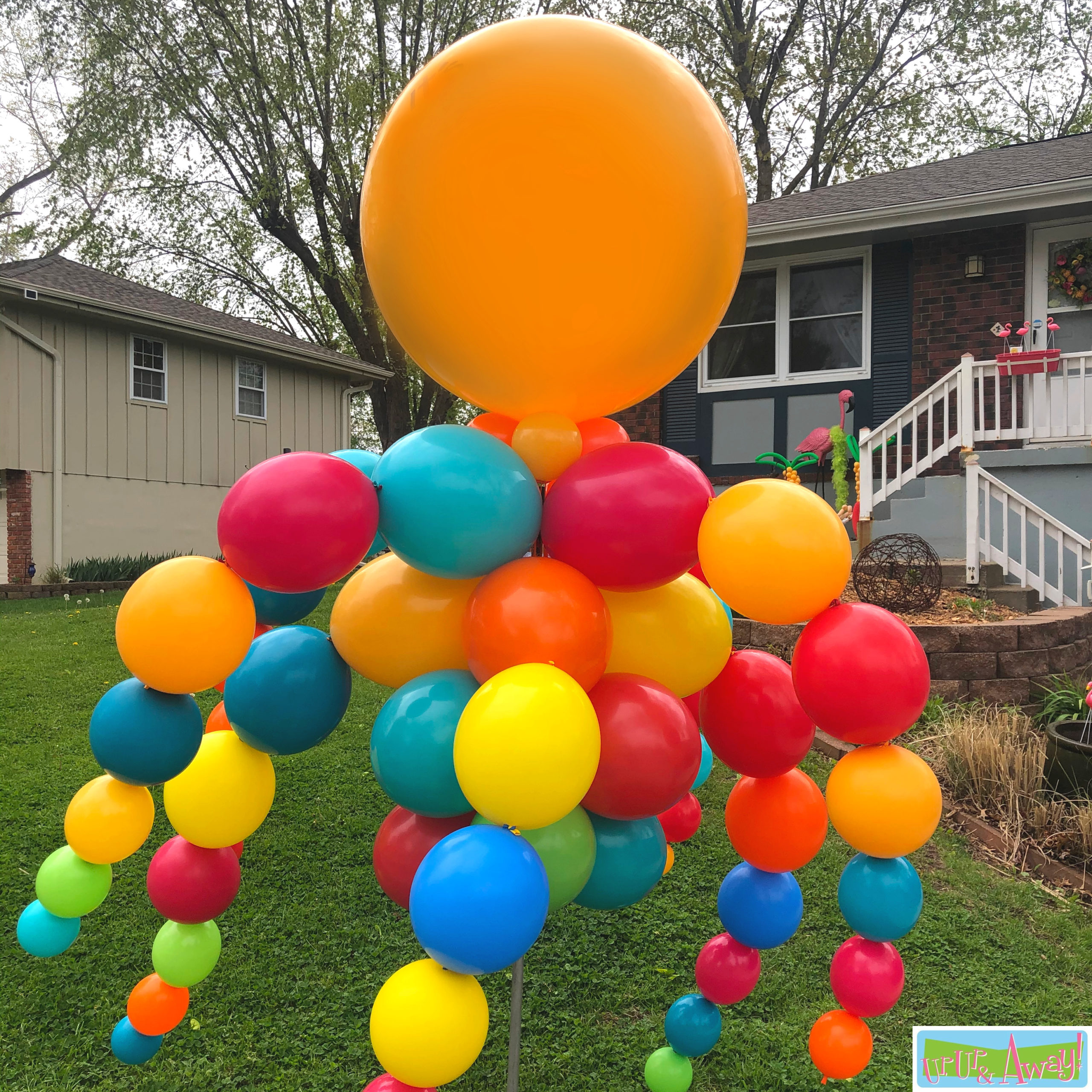 Yard Balloon Stick with Cup