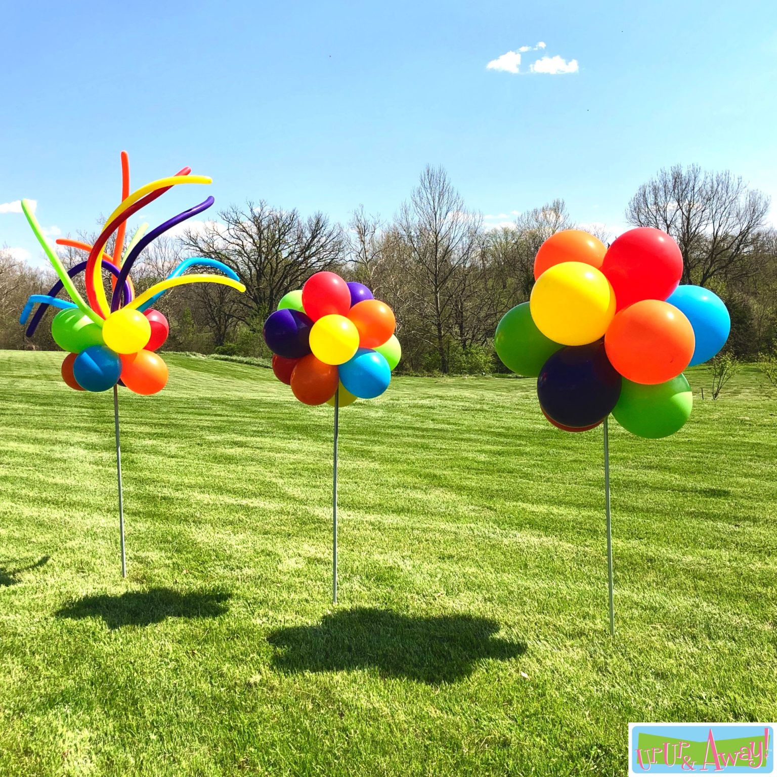 Outdoor Yard Art Just For Fun Balloons Up Up and Away!® Balloons